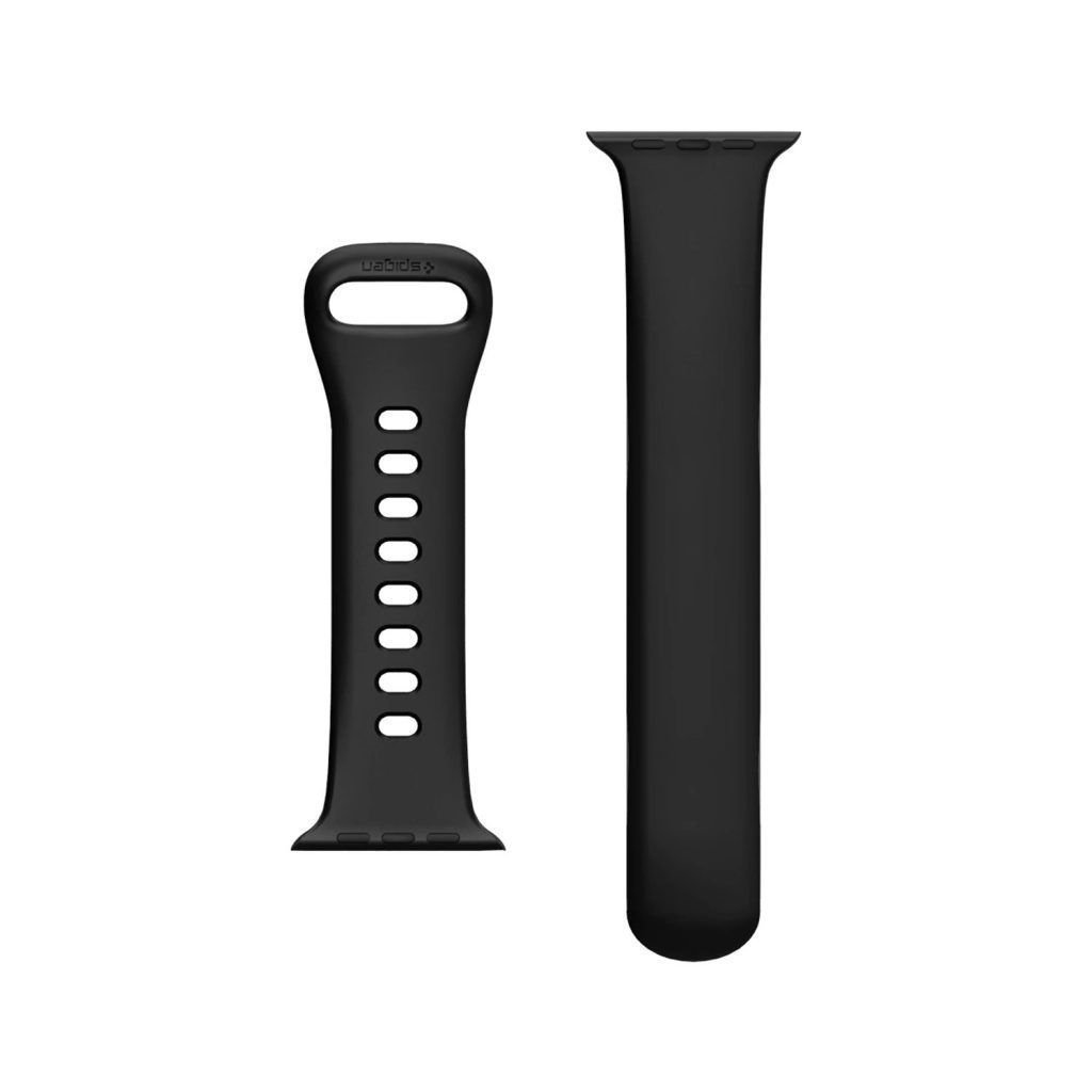 Correa Spigen Apple Watch 42/44/45 mm de silicona - Negro