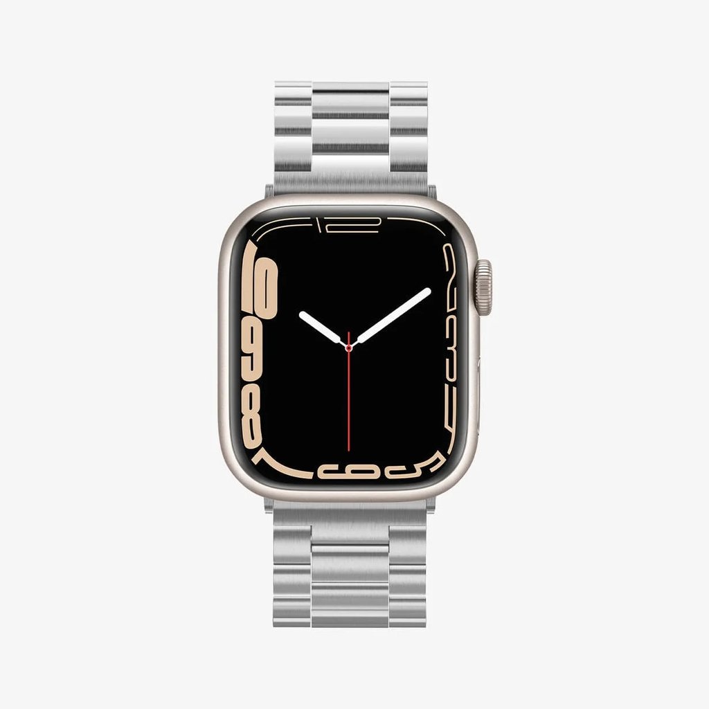 Correa Spigen modern fit Apple Watch 45/49 mm - Plata