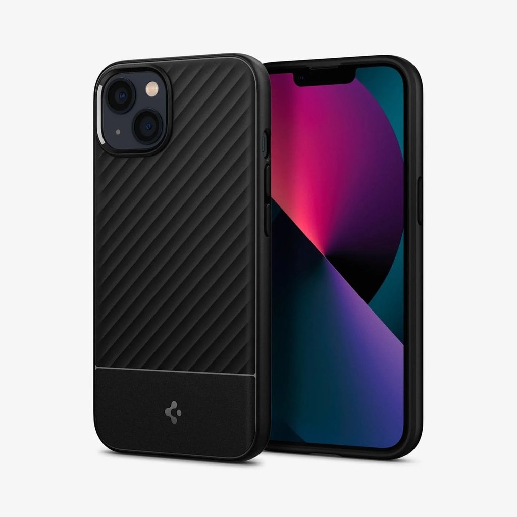 Funda Spigen Core Armor iPhone 13 - Negro Mate