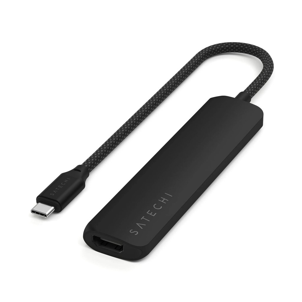 Hub Satechi USB-C 6 puertos - Negro