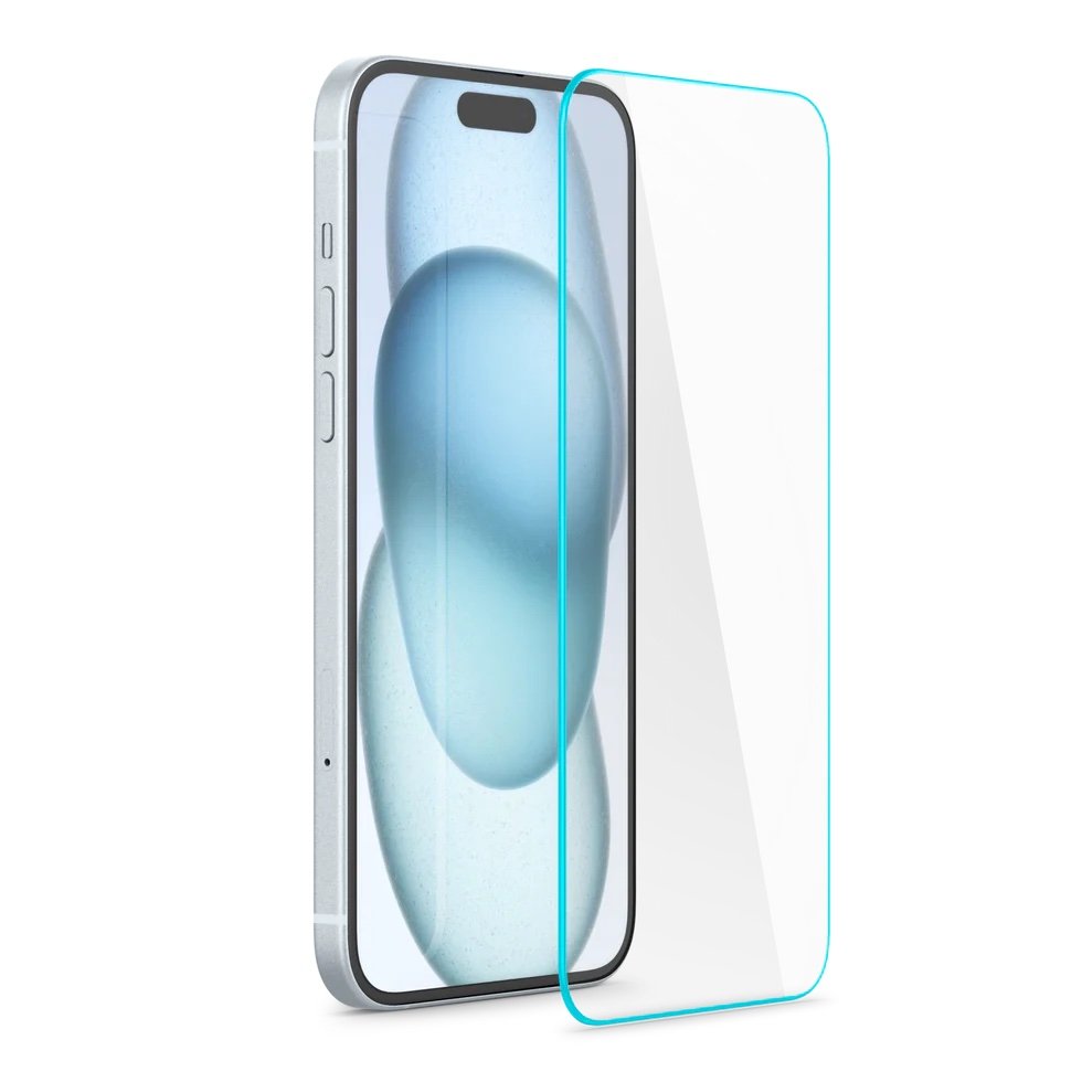 Vidrio Templado Spigen iPhone 16 / iPhone 15 Glas.TR