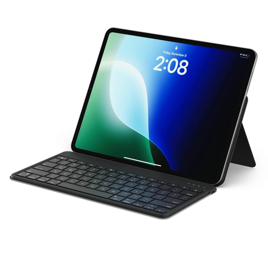 Teclado Bluetooth Satechi OntheGo™ con soporte - Negro