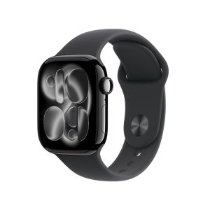 Apple Watch Series 11 GPS 42mm Negro azabache/Correa Negra-S/M