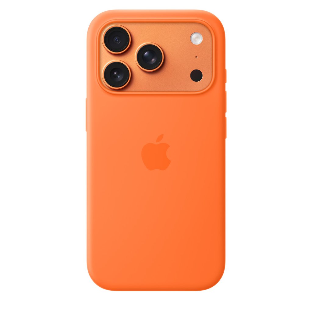 Funda Apple iPhone 17 Pro Silicona con MagSafe – Naranja