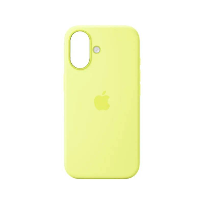 Funda Apple iPhone 17 Silicona con MagSafe - Amarillo Neon