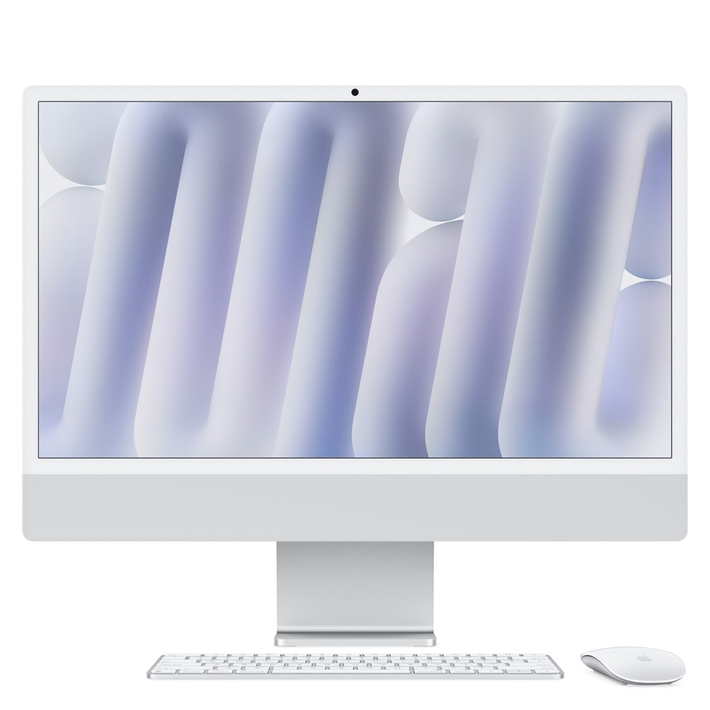 iMac 24 Retina 4.5K M4 10 CPU 10 GPU 16GB 256GB SSD - Plata