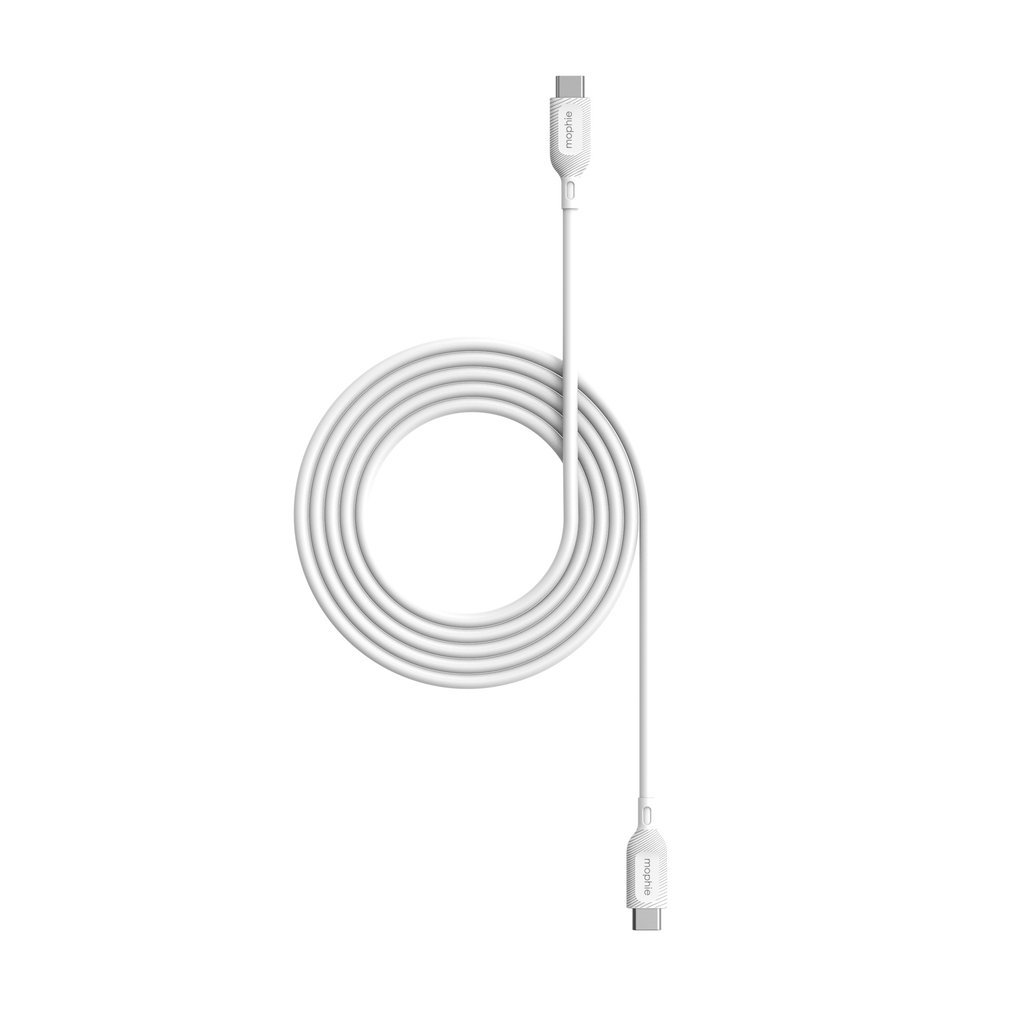 Cable mophie USB-C a USB-C Essential 2 mts - Blanco
