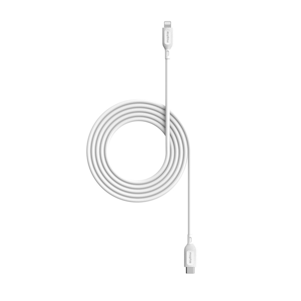 Cable mophie essential USB C a Lightning 2M - Blanco