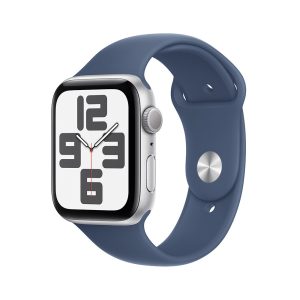 Apple Watch SE GPS 44mm - Plata/Correa Azul Tempestad M/L