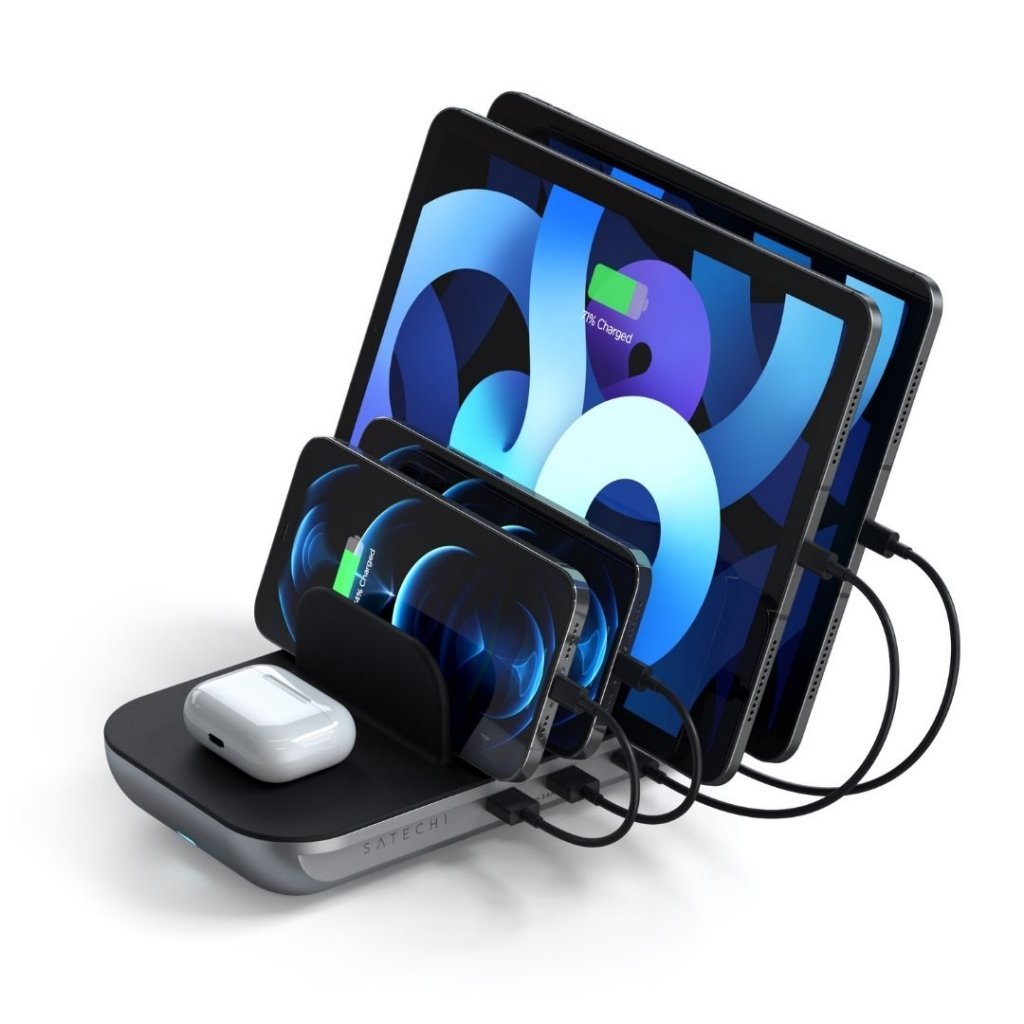 Satechi - Dock5 Multi-Device Charging Station with Wireless Charging EU