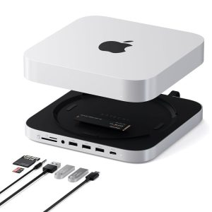 Satechi - MAC MINI M4 STAND & HUB with SSD ENCLOSURE