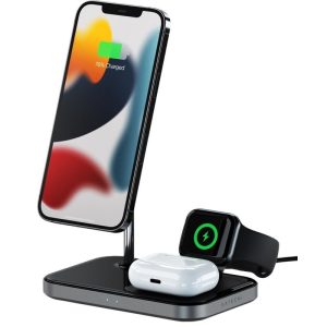 Satechi - Magnetic 3-in-1 Wireless Charging Stand