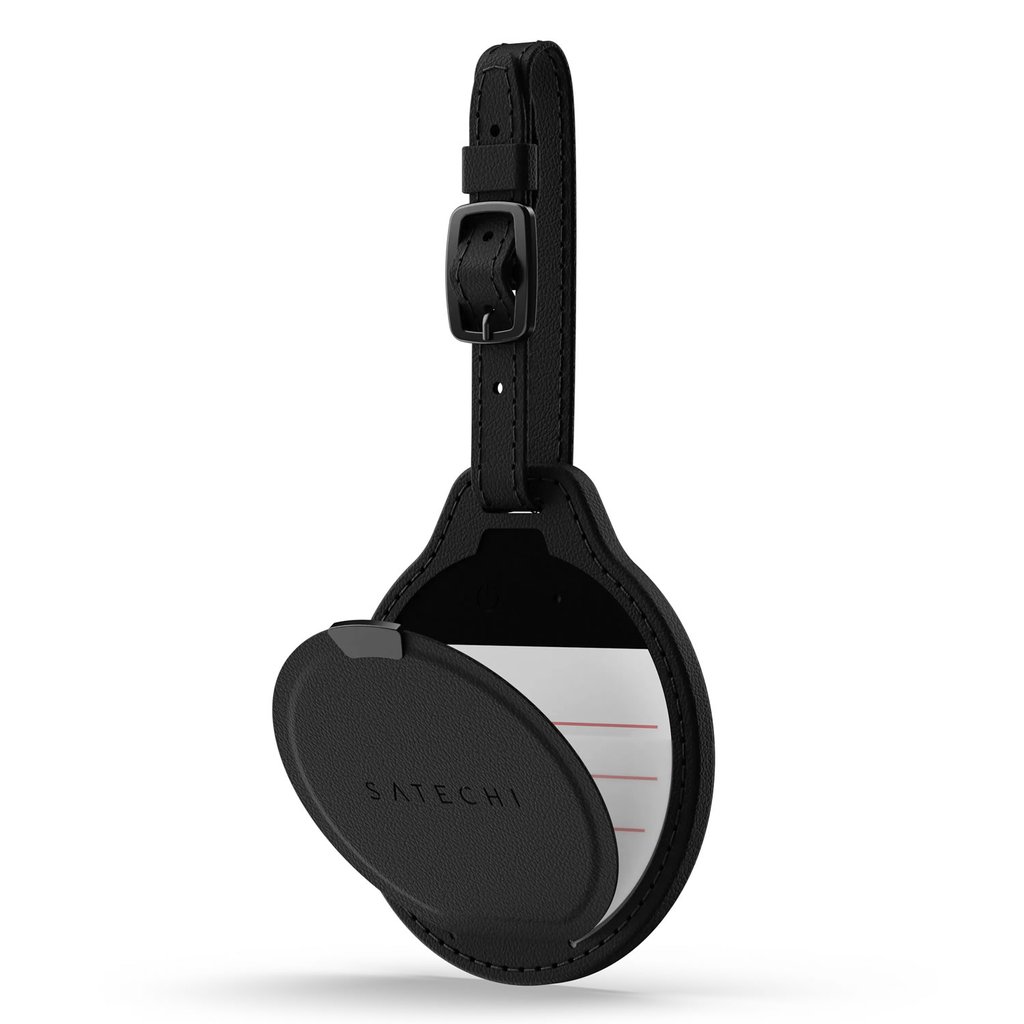 Satechi - Vegan-Leather FindAll™ Luggage Tag Black