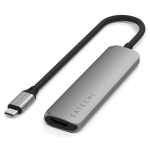 Satechi 4-in-1 USB-C Slim Multiport Adapter 4K (Space Grey)