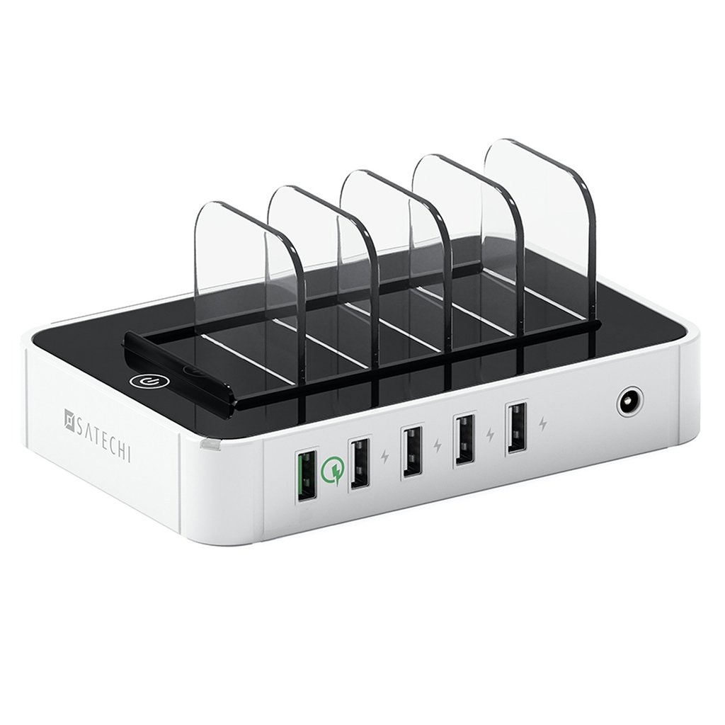 Satechi 5 Port USB Charging Dock White