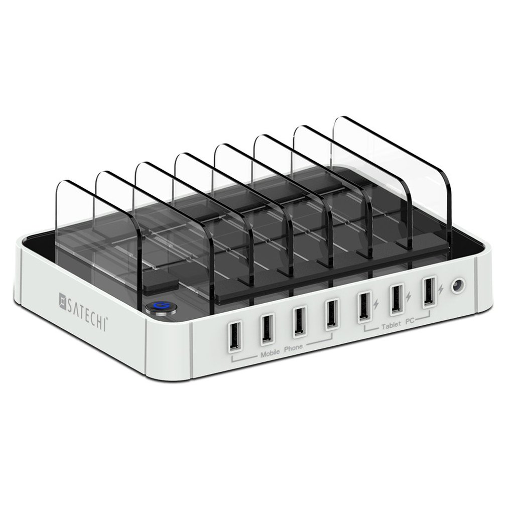 Satechi 7 Port USB Charging Dock White