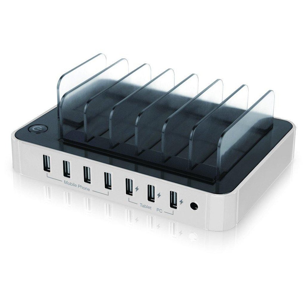 Satechi 7 Port USB Charging Station Dock White