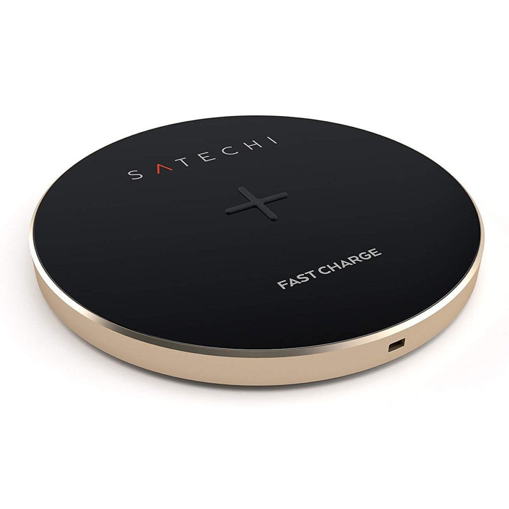 Satechi Aluminum Fast Wireless Charger (gold) (DESCONTINUADO)