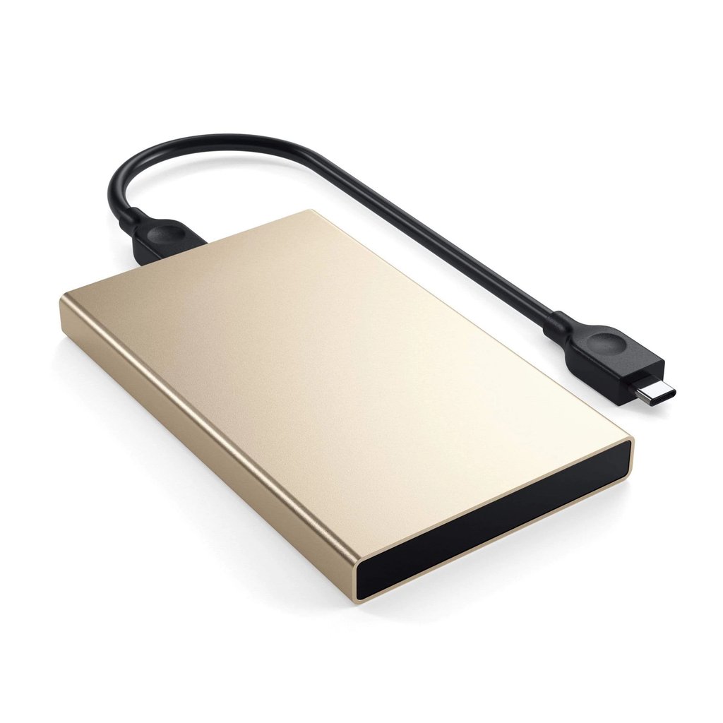 Satechi Aluminum TYPE-C HDD / SSD Enclosure (gold)