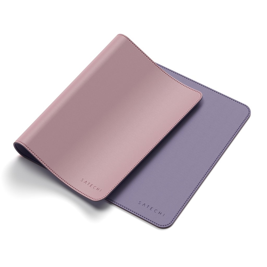 Satechi DUAL SIDED ECO-LEATHER DESKMATE (Pink/Purple)