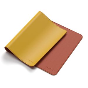 Satechi DUAL SIDED ECO-LEATHER DESKMATE (Yellow/Orange)