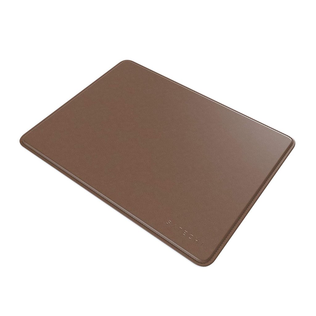 Satechi Eco-Leather Mouse Pad with Non-slip Rubber Base (dark brown)