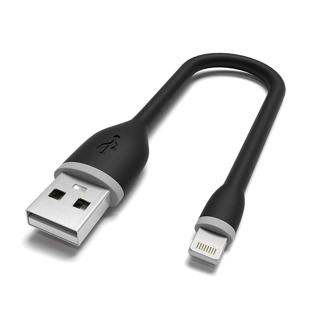 Satechi Flexible Lightning Cable (10'') (Black)
