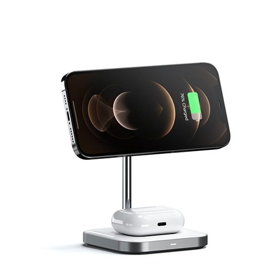 Satechi Magnetic 2-in-1 Wireless Charging Stand