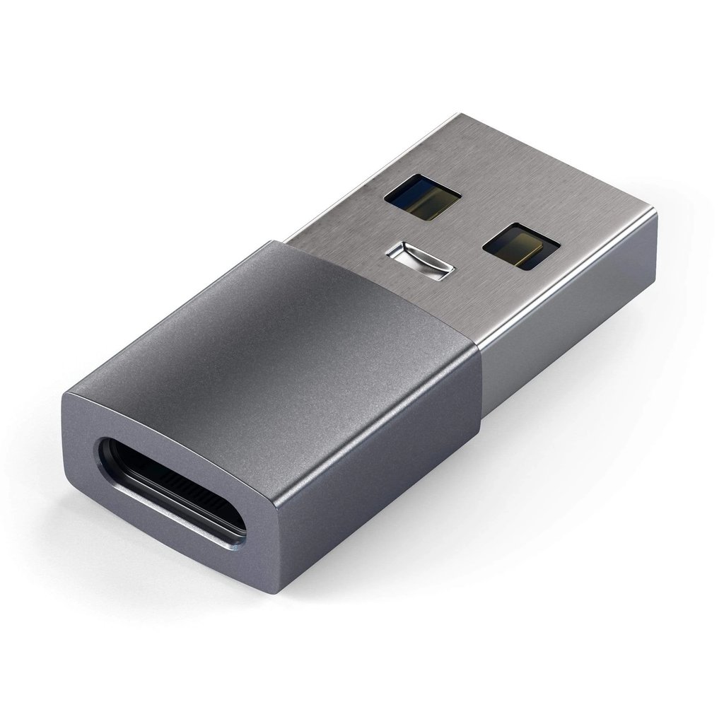 Satechi TYPE-A TO TYPE-C ADAPTER (Space Gray)