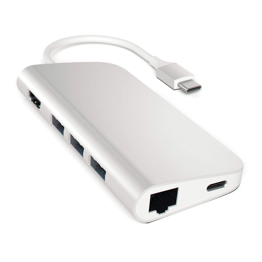 Satechi TYPE-C Multi-Port Adapter 4K Ethernet (silver)