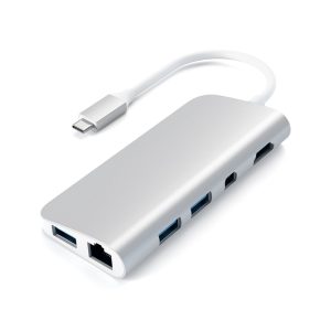 Satechi TYPE-C Multimedia Adapter silver