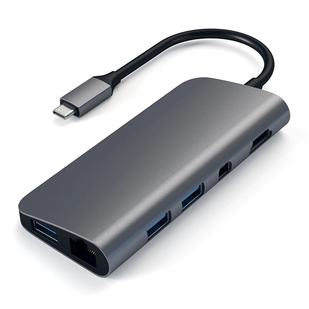 Satechi TYPE-C Multimedia Adapter space gray