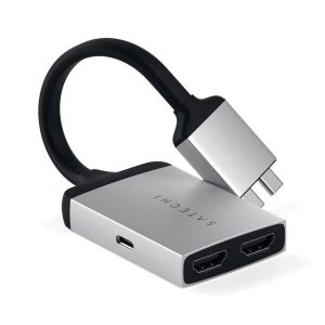 Satechi Type-C Dual HDMI Adapter Silver