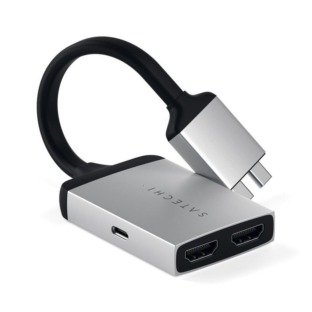 Satechi Type-C Dual HDMI Adapter Silver