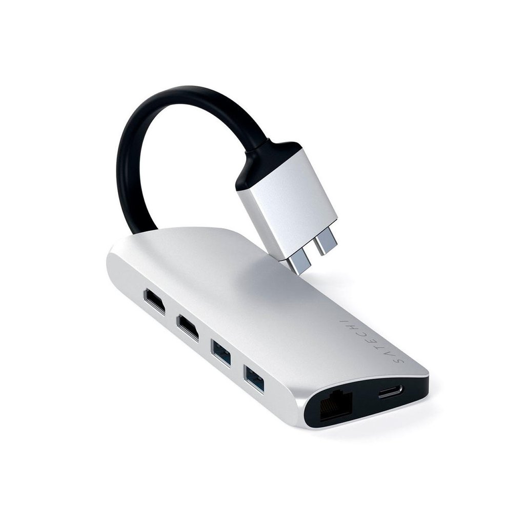 Satechi Type-C Dual Multimedia Adapter Silver