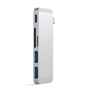 Satechi Type-C USB Passthrough Hub (silver)