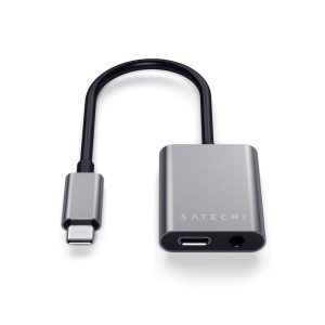 Satechi Type-C to 3.5mm Headphone Jack Adapter w/ PD Charging