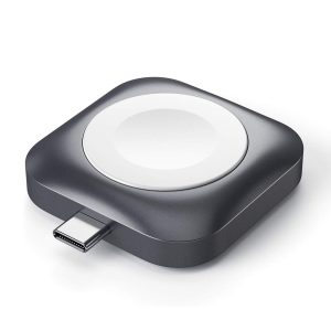 Satechi USB-C Magnetic Charging Dock for Apple Watch Space Gray