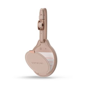 Satechi Vegan-Leather FindAll Luggage Tag (Rose)