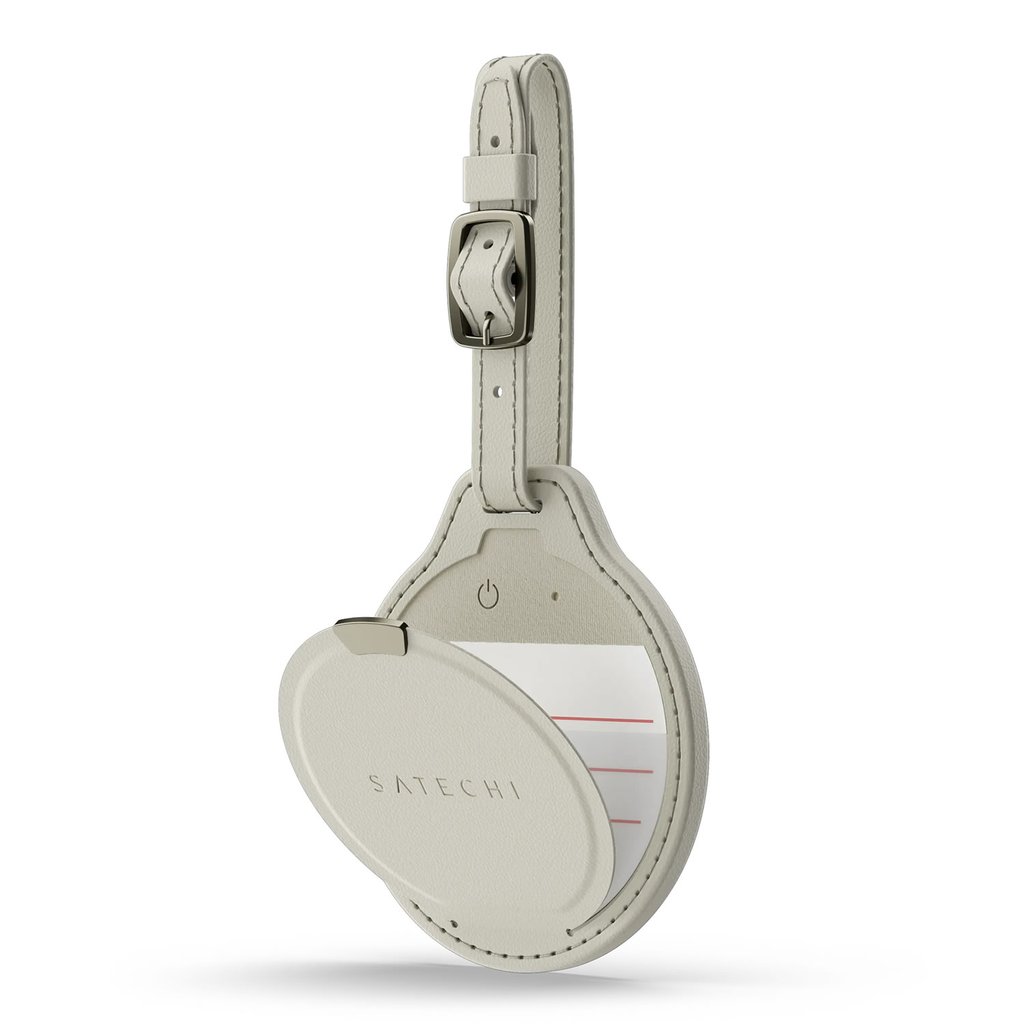 Satechi Vegan-Leather FindAll Luggage Tag (Sand)