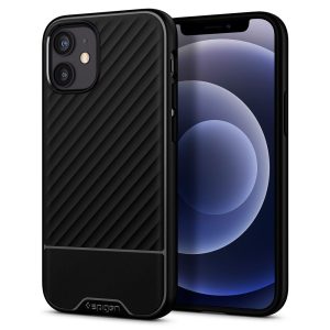 Spigen - Case Core Armor Matte Black for iPhone 5.4'' 2020 (iPhone 12 Mini)