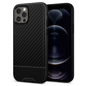 Spigen - Case Core Armor Matte Black for iPhone 6.1'' 2020 (iPhone 12/12 Pro)