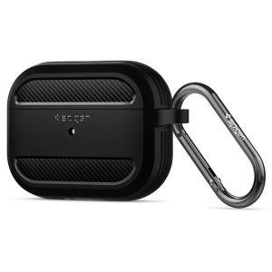 Spigen - Case Rugged Armor Black for AirPods Pro