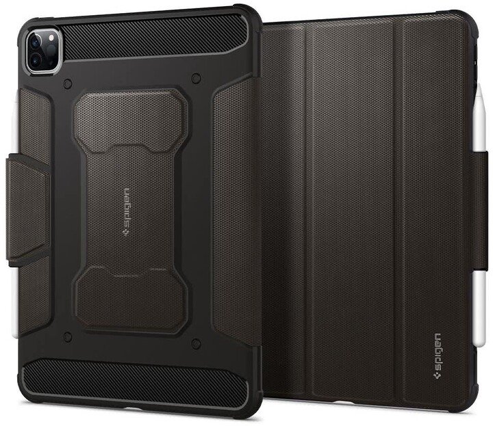 Spigen - Case Rugged Armor Pro Gunmetal for iPad Pro 11" (2022/2021/2020/2018)