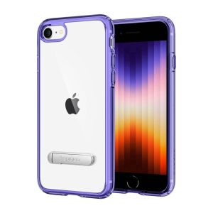 Spigen - Crystal Hybrid S - iPhone SE (2022/2020), iPhone 8, iPhone 7 - Lilac Crystal