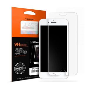 Spigen - Screen Protector Glas.tR SLIM HD Clear for iPhone SE (2020)/8/7