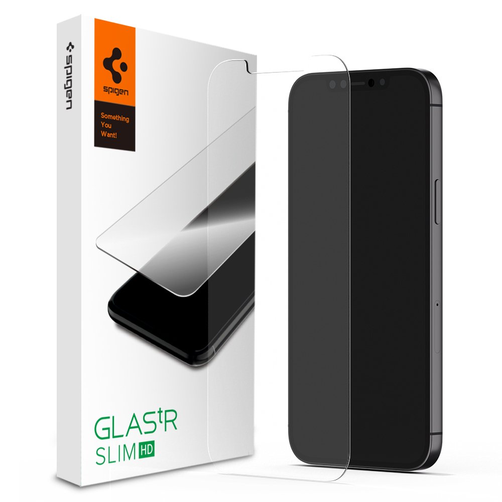 Spigen - Screen Protector Glas.tR Slim HD Clear for iPhone 6.1'' 2020 (iPhone 12/12 Pro)