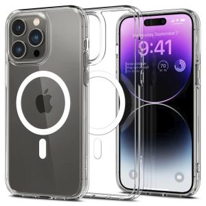 Spigen -Case Crystal Hybrid Mag White iPh6.7" Pro - iPhone 14 Pro Max