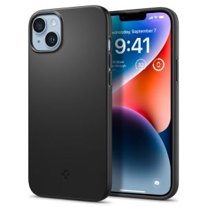 Spigen -Case Thin Fit (RT) Black iPh6.7" - iPhone 14 Plus