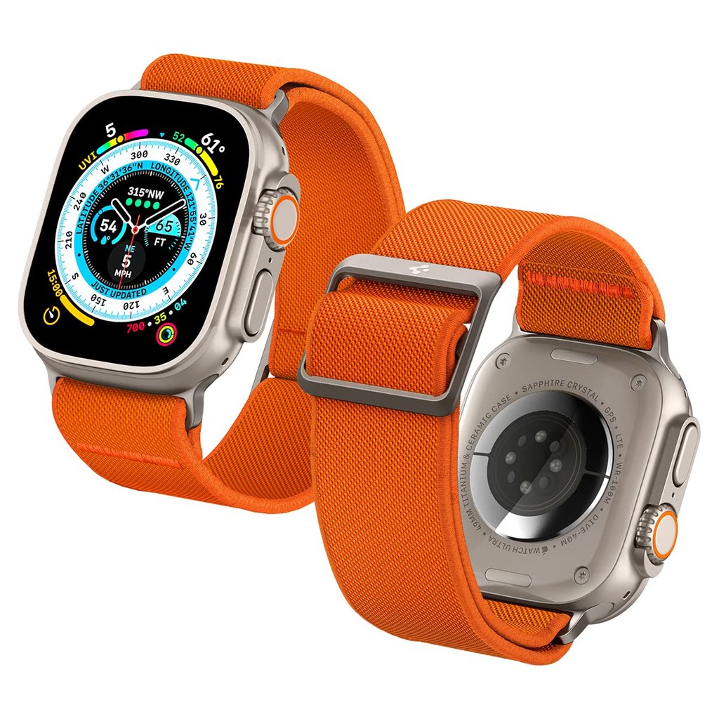 Spigen Apple Watch Series (49mm/45mm/44mm/42mm) Watch Band Lite Fit Ultra - Orange